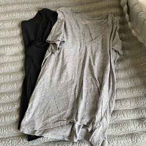 Victoria's Secret Black and Gray T-Shirts
